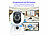 7links 2er-Set Dual-Linsen-WLAN-Kameras, Full HD, Farb-Nachtsicht, Tracking 7links WLAN-Pan-Tilt-Kameras mit 2 Kameralinsen, Full HD, Nachtsicht, Tracking und Geräuscherkennung