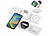 Callstel 2er-Set Ladestationen für iPhone, AirPods, Apple Watch, für MagSafe Callstel Faltbare Qi-kompatible 3in1-Ladestationen für Smartphone, Apple Watch & AirPods