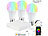 7links HomeKit-Set: ZigBee-Gateway + 3 RGB-CCT-LED-Lampen, E27, 9 W, 806 lm 7links Apple HomeKit-zertifizierte ZigBee-Steuereinheiten mit E27-LED-Lampen