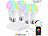 7links HomeKit-Set: ZigBee-Gateway + 5 RGB-CCT-LED-Lampen, E27, 9 W, 806 lm 7links