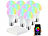 7links HomeKit-Set: ZigBee-Gateway + 10 RGB-CCT-LED-Lampen, E27, 9 W, 806 lm 7links 
