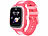 TrackerID 4G-GPS-Kinder-Smartwatch, Videoanruf, Gorilla-Glas, Herzfrequenz, pink TrackerID 
