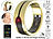 newgen medicals Fitnesstracker-Ring, Herzfrequenz- & SpO2-Anzeige, 2 mm, gold, Gr. 65 newgen medicals