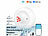 Luminea Home Control WLAN-Wassermelder mit lautem Alarm und weltweiter App-Benachrichtigung Luminea Home Control WLAN-Wassermelder mit App-Benachrichtigungen
