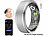 newgen medicals Fitnesstracker-Ring, Sp02, Herzfrequenz, Schlafanalyse, silber, Gr. 68 newgen medicals Fitnesstracker-Ringe, Sp02, Herzfrequenz, Schlafanalyse