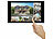 VisorTech WLAN-6-Überwachungsrekorder, 10,1"-Touchscreen-Monitor, 2x 2K-Kameras VisorTech Funk-Überwachungsrekorder mit Touch-Display inkl. Kamera