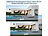 7links 2er-Set WLAN-Pan-Tilt-Outdoorkamera mit 4K-Auflösung, Farb-Nachtsicht 7links WLAN-Pan-Tilt-Outdoorkameras mit 4K, Nachtsicht, Objekt-Tracking, Patrouillen-Funktion & Sirene