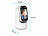 7links 2er-Set 2in1-WLAN-Überwachungskamera & Video-Telefon, Pan-Tilt 7links 2in1 WLAN-Überwachungskameras & Videotelefon mit IPS Display