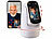 7links 2er-Set 2in1-WLAN-Überwachungskamera & Video-Telefon, Pan-Tilt 7links 2in1 WLAN-Überwachungskameras & Videotelefon mit IPS Display