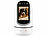 7links 2er-Set 2in1-WLAN-Überwachungskamera & Video-Telefon, Pan-Tilt 7links 2in1 WLAN-Überwachungskameras & Videotelefon mit IPS Display