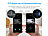 7links 2er-Set 2in1-WLAN-Überwachungskamera & Video-Telefon, Pan-Tilt 7links 2in1 WLAN-Überwachungskameras & Videotelefon mit IPS Display