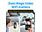 7links 2er-Set 2in1-WLAN-Überwachungskamera & Video-Telefon, Pan-Tilt 7links 2in1 WLAN-Überwachungskameras & Videotelefon mit IPS Display