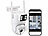 7links Dual-Objektiv-IP-Außen-Kamera, 2x 2K, 3MP, Pan-Tilt, 360°, WLAN, IP54 7links Dual-Objektiv-Pan-Tilt-IP-Kameras, Geräuscherkennung, Patrouillen-Funktion, Farb-Nachtsicht