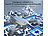 Simulus Faltbare RC-WLAN-Drohne mit HD-Kamera, Hover- und Rückhol-Funktion Simulus Faltbarer WiFi-Quadrocopter mit HD-Kameras