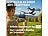 Simulus Faltbare RC-WLAN-Drohne mit HD-Kamera, Hover- und Rückhol-Funktion Simulus Faltbarer WiFi-Quadrocopter mit HD-Kameras
