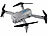 Simulus Faltbare RC-WLAN-Drohne mit HD-Kamera, Hover- und Rückhol-Funktion Simulus Faltbarer WiFi-Quadrocopter mit HD-Kameras