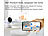 7links WLAN-Überwachungskamera mit nativem 4K UHD, IR-LEDs, Pan/Tilt, App 7links WLAN-IP-Überwachungskameras mit 4K UHD, dreh- und schwenkbar