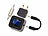auvisio 2in1-Audio-Transmitter- und Receiver mit Bluetooth 5.3 und Display auvisio 2in1-Audio-Transmitter- und Receiver mit Bluetooth, Display und Flugzeug-Adapter