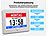 infactory Digital-Uhr mit 7"-Display, Wecker, Medizin-Erinnerung, Mediaplayer infactory Digital-Uhren mit Display, Wecker, Medizin-Erinnerung, Mediaplayer