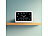 infactory Digital-Uhr mit 10"-Display, Wecker, Medizin-Erinnerung, Mediaplayer infactory Digital-Uhren mit Display, Wecker, Medizin-Erinnerung, Mediaplayer