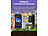Royal Gardineer 2er-Set WLAN-Bewässerungscomputer, Solarpanel, BT-Gateway, App, IP65 Royal Gardineer WLAN-Bewässerungscomputer mit App, integrierte Solarpanels