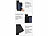 Royal Gardineer 2er-Set WLAN-Bewässerungscomputer, Solarpanel, BT-Gateway, App, IP65 Royal Gardineer WLAN-Bewässerungscomputer mit App, integrierte Solarpanels