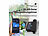 Royal Gardineer 2er-Set WLAN-Bewässerungscomputer, Solarpanel, BT-Gateway, App, IP65 Royal Gardineer WLAN-Bewässerungscomputer mit App, integrierte Solarpanels