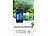 Royal Gardineer 2in1-Bodenfeuchtigkeits- & Temperatursensor für BWC-620.app, BT, IP65 Royal Gardineer WLAN-Bewässerungscomputer mit App, integrierte Solarpanels