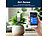 Royal Gardineer 4er-Set WLAN-Bewässerungscomputer, Solarpanel, App, 4x Bodensensor Royal Gardineer WLAN-Bewässerungscomputer mit App, integriertem Solarpanel und Bodensensor