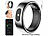 newgen medicals 2er-Set Fitnesstracker-Ringe, Touch, Herzfrequenz, SpO2, 5 ATM, Gr.63 newgen medicals Fitnesstracker-Ringe mit Touch-Steuerung, Herzfrequenz, SpO2 und Schlafanalyse 