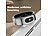newgen medicals 2er-Set Fitnesstracker-Ringe, Touch, Herzfrequenz, SpO2, 5 ATM, Gr.68 newgen medicals Fitnesstracker-Ringe mit Touch-Steuerung, Herzfrequenz, SpO2 und Schlafanalyse 