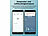 Luminea Home Control WLAN-Temperatur-/Luftfeuchtigkeitsmesser mit Innen- & Außensensor, App Luminea Home Control WLAN-Temperatur-/Luftfeuchtigkeitsmesser mit Innen- und Außensensor, App und Sprachsteuerung