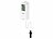 Luminea Home Control 4er-Set WLAN-Temperatur-/Luftfeuchtigkeitsmesser, innen/außen, App Luminea Home Control WLAN-Temperatur-/Luftfeuchtigkeitsmesser mit Innen- und Außensensor, App und Sprachsteuerung