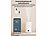 Luminea Home Control WLAN-Temperatur-/Luftfeuchtigkeitsmesser mit Innen- & Außensensor, App Luminea Home Control WLAN-Temperatur-/Luftfeuchtigkeitsmesser mit Innen- und Außensensor, App und Sprachsteuerung