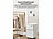 Luminea Home Control 2er-Set WLAN-Temperatur-/Luftfeuchtigkeitsmesser, innen/außen, App Luminea Home Control WLAN-Temperatur-/Luftfeuchtigkeitsmesser mit Innen- und Außensensor, App und Sprachsteuerung