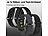 newgen medicals Smartes Fitnesstracker-Armband mit App, 150 mAh, bis 20 Tage, IP68 newgen medicals Smarte Fitnesstracker-Armbänder mit App