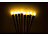 Lunartec 4er-Set Solar-Glühwürmchen-Gartenlichter, 32 LEDs, 8 Modi, 65cm, Timer Lunartec Solar-Glühwürmchen-Gartenlichter mit Fernbedienung, Timer und Akku, warmweiß