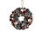 infactory Advents- und Weihnachtskranz mit LED-Beleuchtung, grün, rot, Ø 30 cm infactory LED-Weihnachts-Türkränze