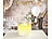 Lunartec LED-Echtwachs-Kerze im Windglas, 3 bewegliche Flammen, Fernbedienung Lunartec Dreidocht-LED-Echtwachskerzen im Windglas, Fernbedienung und Timer