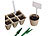 Royal Gardineer 168-tlg. Pflanzen-Anzucht-Set mit biologisch abbaubaren Pflanztöpfen Royal Gardineer