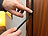 AGT Selbstklebendes Fenster- & Türen-Profil-Dichtungsband, 16 m, schwarz AGT Gummi-Dichtungsbänder für Fenster und Türen