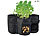 Pflanzsäcke: Royal Gardineer 3er-Set Pflanzen-Wachstumssäcke, je 18 l, Tragegriffe, Erntefenster