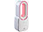 Sichler Haushaltsgeräte Rotorloser Tisch-Ventilator mit Akku & LED-Licht in 5 Farben, 10 Watt Sichler Haushaltsgeräte Rotorlose Akku Tisch-Ventilatoren