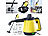 Sichler Haushaltsgeräte 2in1-Hand-Dampfreiniger, Dampf-Mopp &-Besen, 16-tlg. Zubehör, 1.200 W Sichler Haushaltsgeräte Hand-Dampfreiniger mit Stiel-Dampfmopps