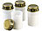 PEARL 4er-Set flackernde LED-Grablicht-Kerzen, Batteriebetrieb, 12 cm, weiß PEARL LED-Grablichter