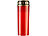 PEARL 2er-Set XL-LED-Grablichter, Lichtsensor, Batteriebetrieb, 21 cm, rot PEARL LED-Grablichter