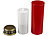 PEARL 2er-Set XL-LED-Grablichter, Lichtsensor, Batteriebetrieb, 21 cm, rot PEARL LED-Grablicht