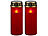 PEARL 8er-Set XL-LED-Grablichter, Lichtsensor, Batteriebetrieb, 21 cm, rot PEARL LED-Grablichter