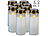 PEARL 8er-Set XL-LED-Grablichter, Lichtsensor, Batteriebetrieb, 21 cm, weiß PEARL LED-Grablichter
