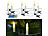 PEARL 4er Set LED-Lichterkette, 10 Kerzen, Timer, Batteriebetrieb, 130 cm PEARL